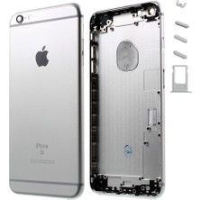 Genos Iphone 6s Plus Uyumlu Boş Kasa Beyaz (Açık Gri) Tam Uyumlu