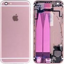 Genos Apple Iphone 6s Uyumlu Kasa Dolu Rose Gold Pembe