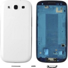 Genos Samsung Galaxy I9300 S3 Uyumlu Dolu Kasa (Beyaz) (SN807716)
