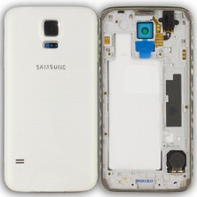 Genos Samsung G900 S5 Uyumlu Kasa Beyaz