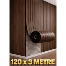 Renkli Duvarlar 120cmx3 Metre Rulo SXP Umber Kahve Yapışkanlı Duvar Paneli Kağıdı Ev Ofis Otel KC-RH5089-4-701 UMBER