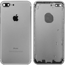 Genos Iphone 7 Plus Uyumlu Boş Kasa Beyaz (Açık Gri) Renk Tam Uyumlu