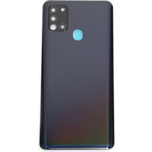 Genos Samsung Galaxy A21S Uyumlu Batarya Kapağı (Siyah) (SN807984)