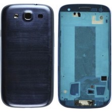 Genos Samsung Galaxy I9300 S3 Uyumlu Dolu Kasa (Mavi) (SN807714)