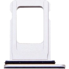 Genos Iphone 12 Pro Uyumlu Sim Kart Takma Demiri Sim Çekmecesi Beyaz (Gümüş) Renk