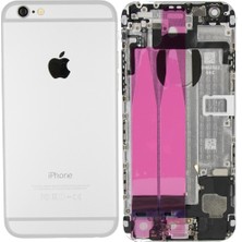 Genos Apple Iphone 6 Uyumlu Kasa Dolu Beyaz