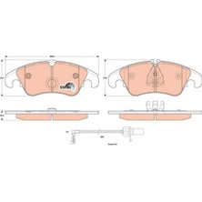 TRW Mtxdpn Ön Balata Fişli Audi A4-A5-A6-A7-Q5 2008 -