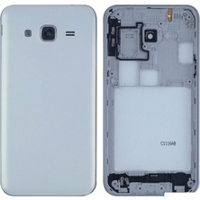 Genos Samsung Galaxy J300 J3 Uyumlu Kasa (Beyaz) (SN807814)
