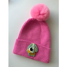 Bumelo Ponponlu Dönen Aksesuarlı Köpekli Çocuk Bere