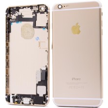 Genos Apple Iphone 6s Plus Uyumlu Kasa Dolu Gold Altın