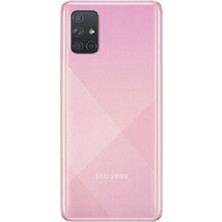 Genos Samsung Galaxy A71 Uyumlu Batarya Kapağı (Pembe) (SN808007)