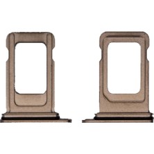 Genos Apple Iphone 11 Pro Max Sim Tepsisi (Sim Çekmecesi) Gold Altın