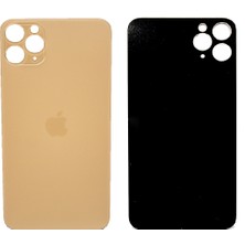 Genos Iphone 11 Pro Max Uyumlu Arka Cam Kapak Gold (Altın) Renk