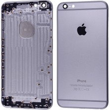 Genos Iphone 6s Uyumlu Boş Kasa Siyah (Koyu Gri) Tam Uyumlu