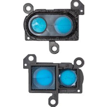 Genos Xiaomi Redmi 8 Kamera Camı Siyah (Çerçeveli)