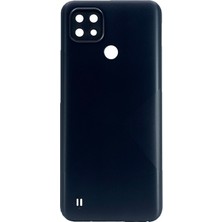 Genos Realme C21 Uyumlu Batarya Kapağı (Siyah) (SN808313)