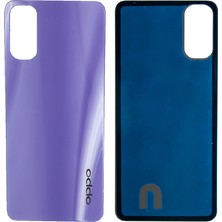 Genos Oppo Reno 4 Uyumlu Arka Kapak Mor