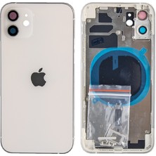Genos Apple Iphone 12 Uyumlu Kasa Boş Beyaz