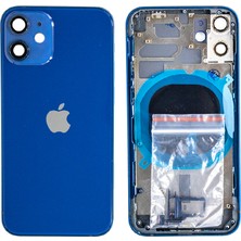 Genos Apple Iphone 12 Mini Uyumlu Kasa Boş Mavi