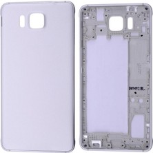 Genos Samsung Galaxy G850 Alpha Uyumlu Batarya Kapağı (Beyaz) (SN807682)