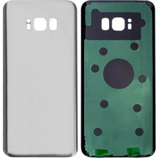 Genos Samsung Galaxy G955 S8 Plus Uyumlu Batarya Kapağı (Gri) (SN807961)