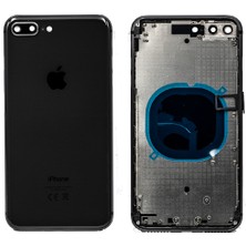 Genos Iphone 8 Plus Uyumlu Boş Kasa Siyah Renk Tam Uyumlu