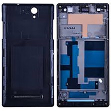 Genos Sony Xperia C3 Uyumlu Kasa Siyah