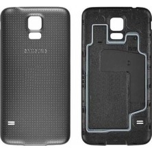 Genos Samsung G900 S5 Uyumlu Arka Kapak Siyah