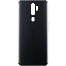 Genos Oppo A9 2020 Uyumlu Batarya Kapağı (Siyah) (SN808142)