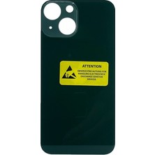 Genos iPhone 13 Mini Uyumlu Geniş Kamera Delikli Batarya Kapağı (Yeşil) (SN808435)