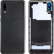 Genos Samsung A022 A02 Uyumlu Arka Kapak Siyah