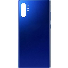 Genos Samsung Galaxy Note 10 Plus Uyumlu Batarya Kapağı (Mavi) (SN808366)
