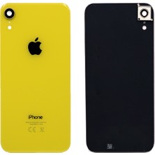 Genos Apple Iphone Xr Uyumlu Arka Kapak Kamera Camlı Sarı