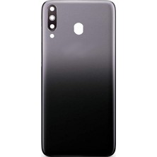 Genos Samsung Galaxy M30 Uyumlu Batarya Kapağı (Siyah) (SN808423)