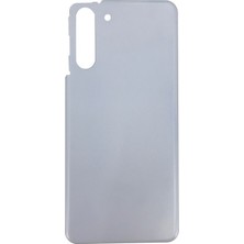 Genos Samsung Galaxy S21 Uyumlu Batarya Kapağı (Beyaz) (SN808273)