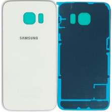 Genos Samsung G920 S6 Uyumlu Arka Kapak Beyaz