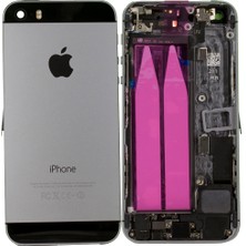 Genos Apple Iphone 5s Uyumlu Kasa Dolu Siyah