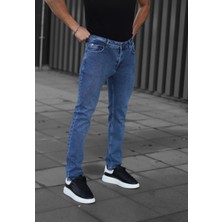 Erkek Boru Paça  Likralı Kot Pantolon