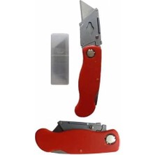 Starseven Katlanabilir Halıfleks Maket Bıçağı Üçgen Uçlu Falçata