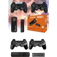 HERŞEYBURDAMODA Game Stick Çift Oyun Konsolu Tv Game Box 8k Hd 64 GB