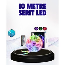 Epilons Bluetooth Kontrollü Smart Şerit Led 10m Sese Duyarlı Rgb Aydınlatma