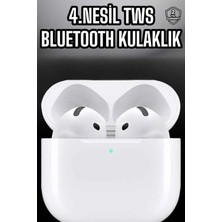 HERŞEYBURDAMODA 4.nesil Kaliteli Tws Android ve Ios Uyumlu Mikrofonlu Kulaklık