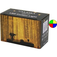 Calperia Rgb 3X3MT USB - Kumandalı Tel Perde LED - Dekor Lamba (5047)