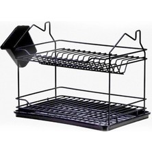 Calperia ,evim 2 Katlı Tabaklık Siyah (5047)