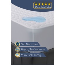 Kiril Home Ultra Soft Sıvı Geçirmez Ses Yapmaz Fitted Full Kenar Yatak Koruyucu Alez
