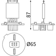 Mahle Mtxdpn Kalorifer Rezistansi Mercedes W169 W245