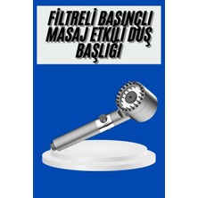 HERŞEYBURDAMODA Yeni Nesil Duş Başlığı Paslanmaz Çelik Masaj Etkili Ergonomik Tasarım Su Basınçlı