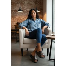 Akınalbella Kadın Yazlık Rahat Kaydırmaz Taban Plaj,deniz,havuz Terlik