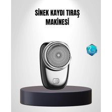 HERŞEYBURDAMODA Şarjlı Mini Tıraş Makinesi – Hassas Ciltlere Uygun, Su Ile Yıkanabilir, Kompakt Tasarım