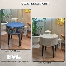 Ustaagac Sonradan Takılabilen Puf Kılıfı – El Yapımı, Çıkarılabilir ve Yıkanabilir